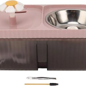 Fuente  De Agua Automatica  3 L mas Plato De Comida 350 gr