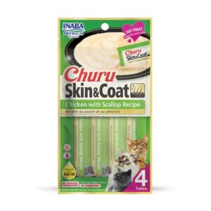 Churu Skin & Coat Pollo y Ostion 4 unidades