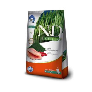 N&D Spirulina Gatito Tilapia, Spirulina y Gojiberry 1.5 kg